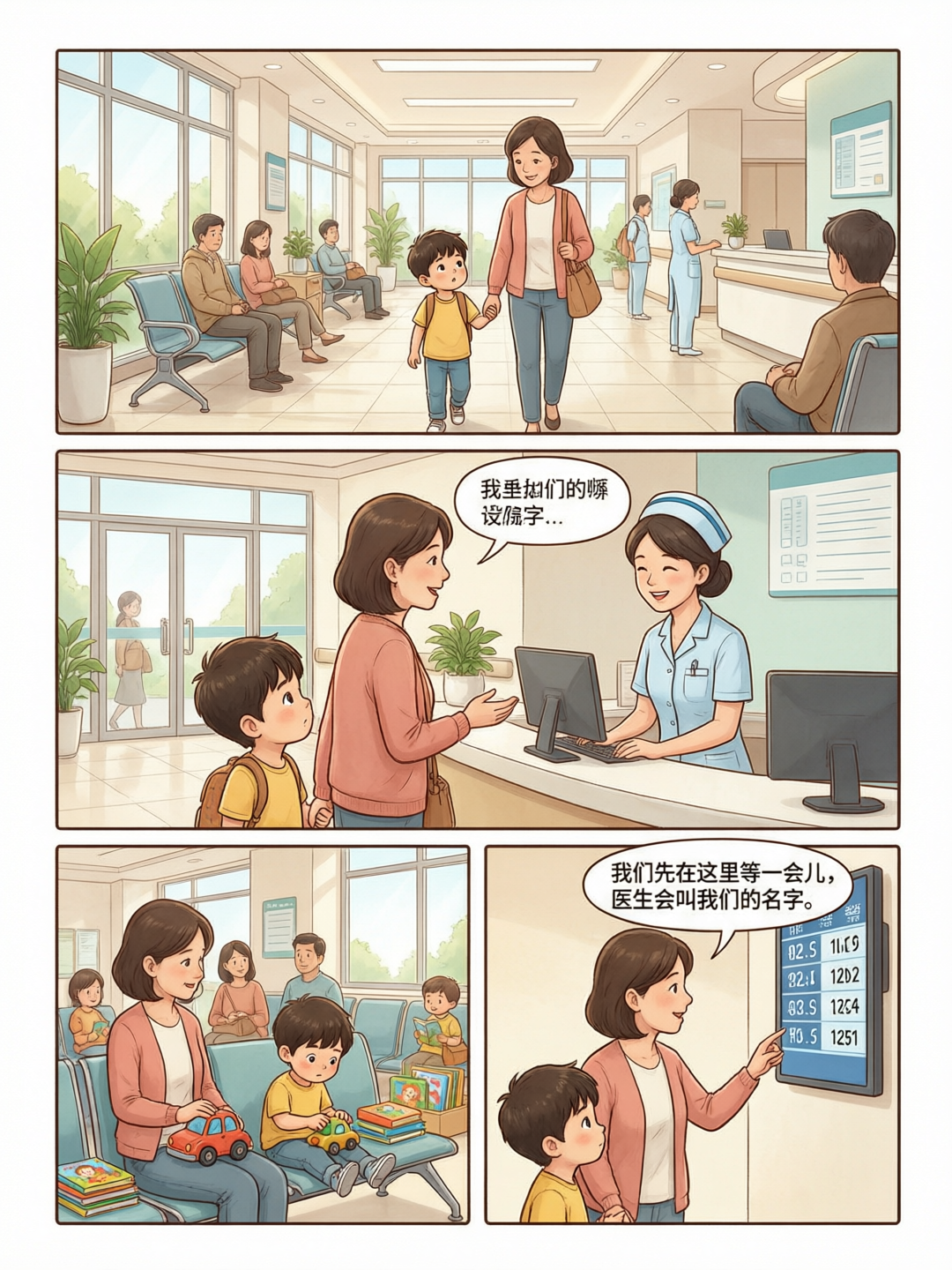 第二页:来到医院