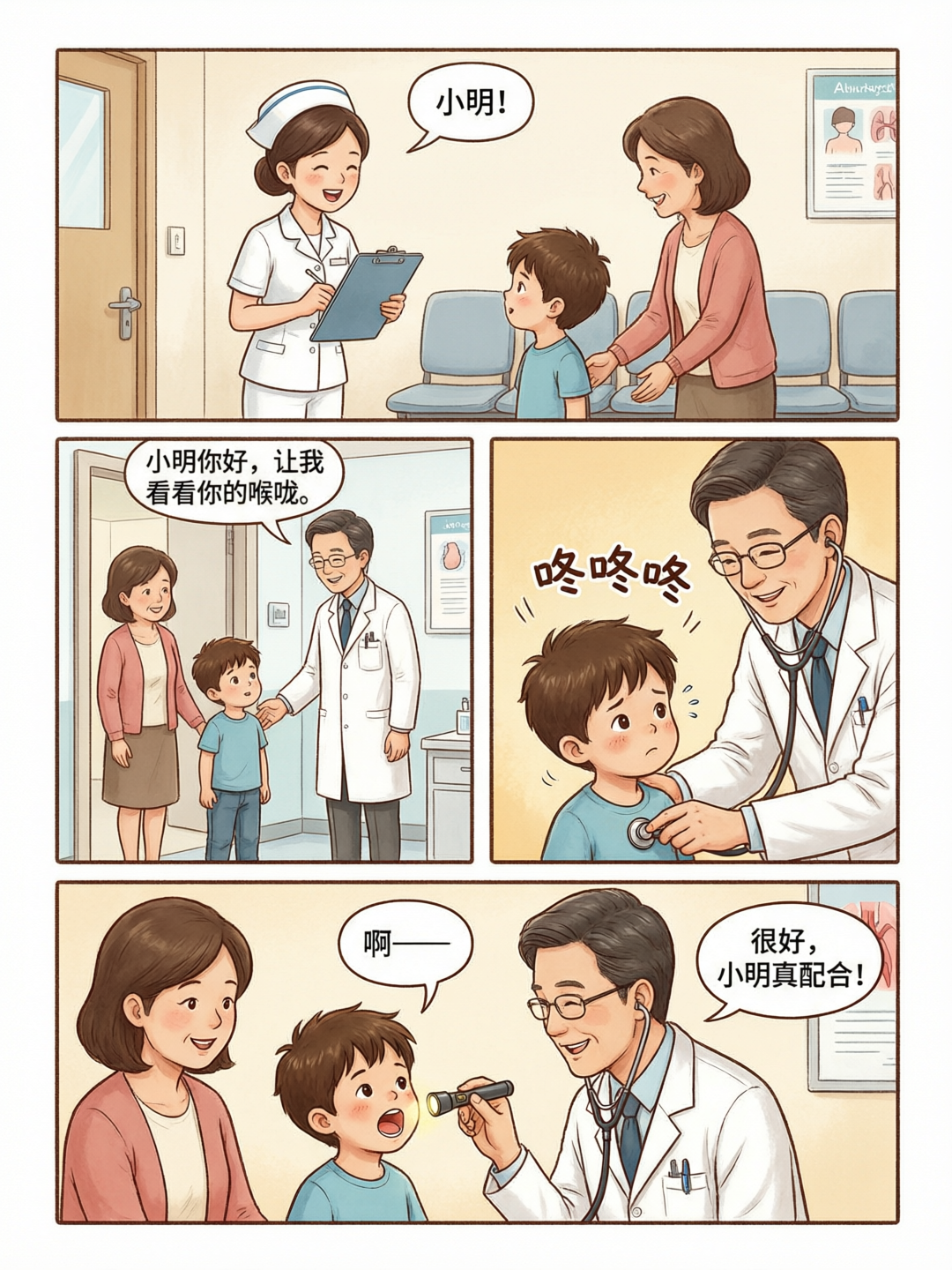 第三页:医生检查
