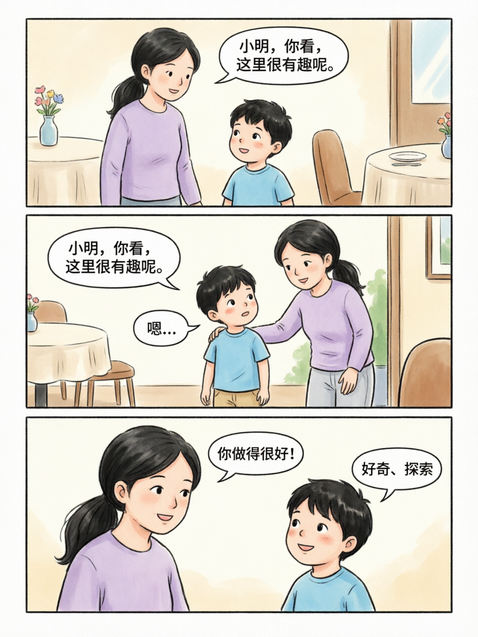 到达餐厅
