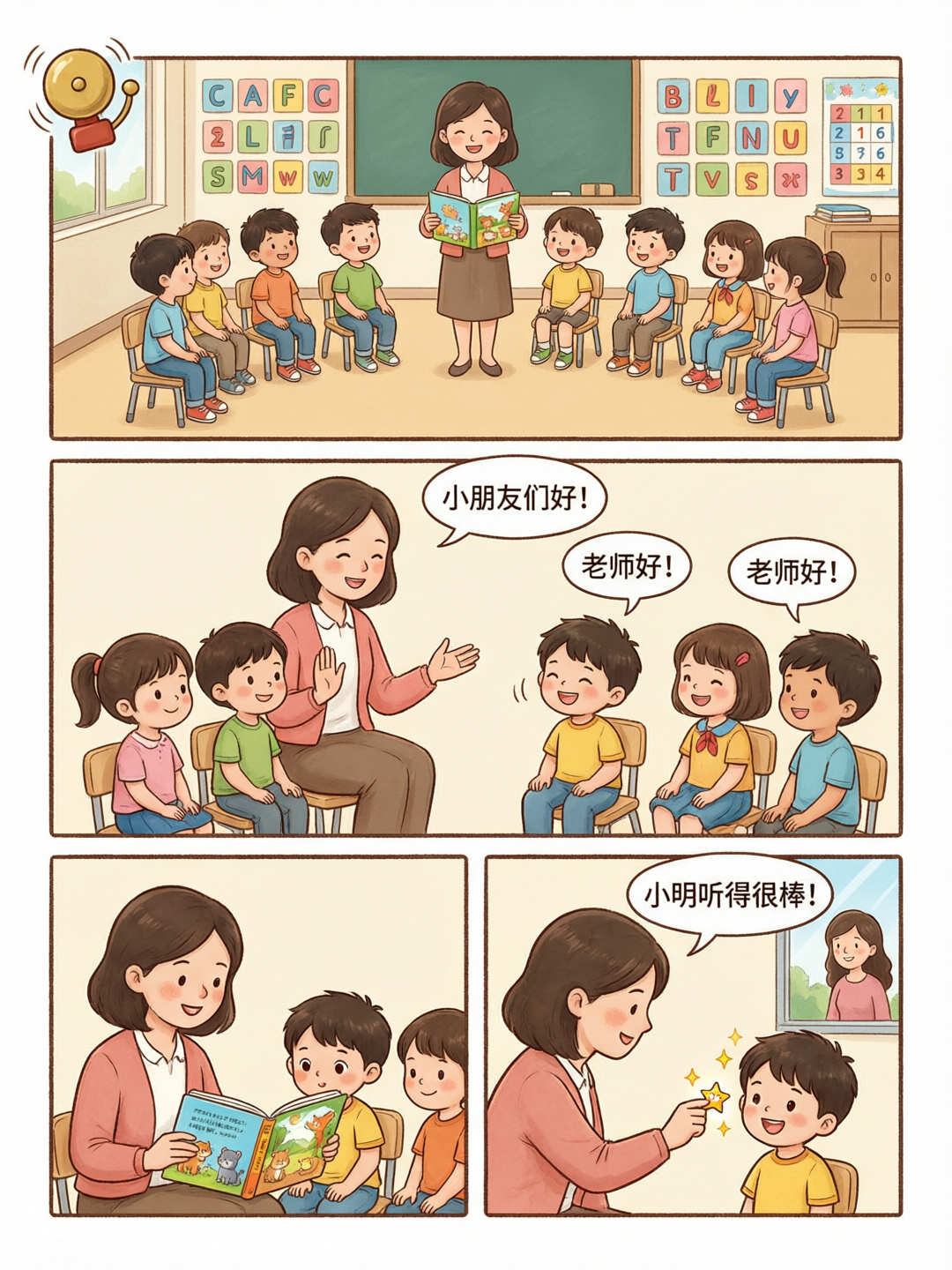 第三页:上课啦