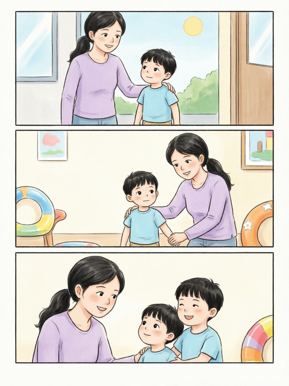 今天要去游泳课