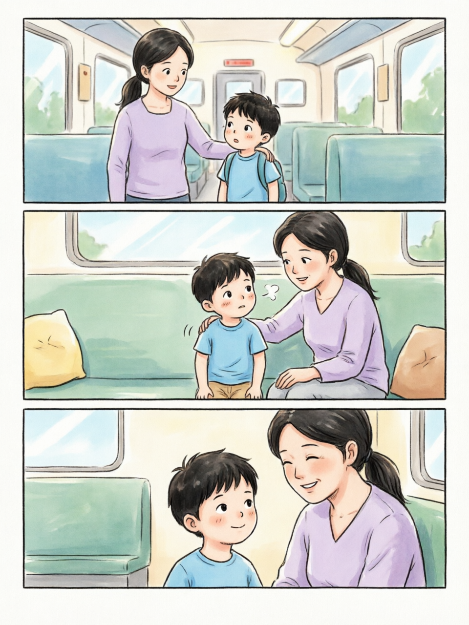 到达坐火车