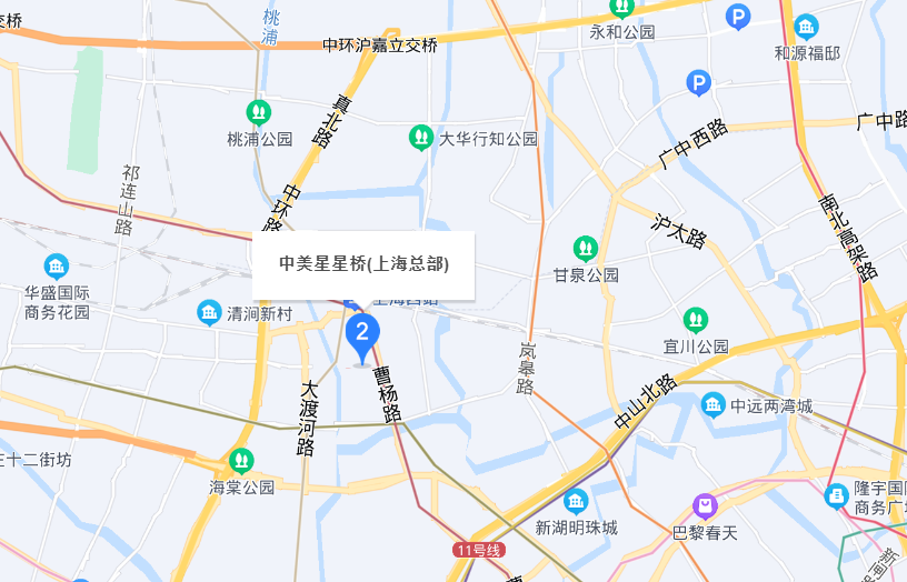 星星桥总部位置图 星星桥总部位置图