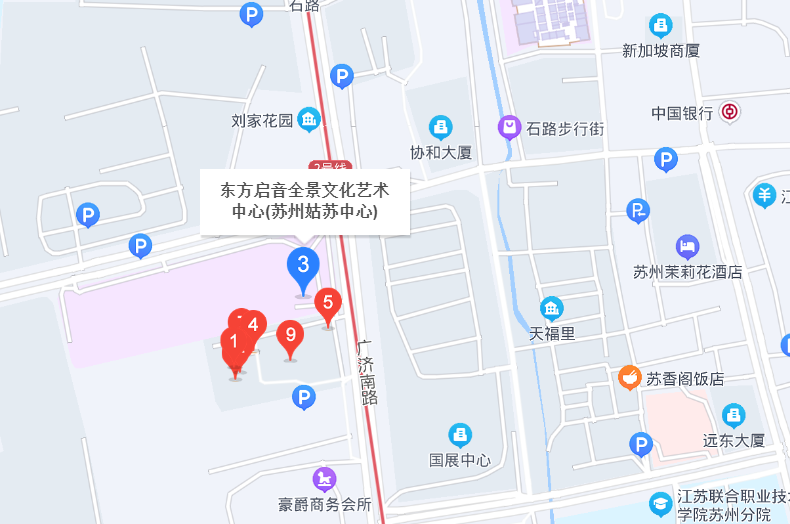 东方启音苏州姑苏中心位置 东方启音苏州姑苏中心位置
