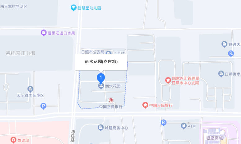北京语田教育咨询有限公司日照分公司位置