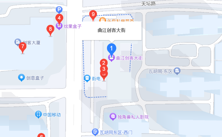 东方启音西安曲江中心位置