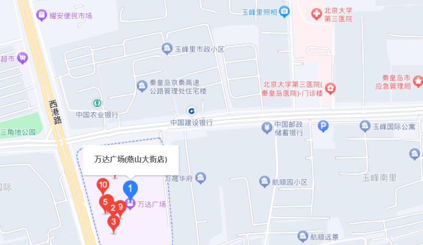 秦皇岛金色雨林位置信息